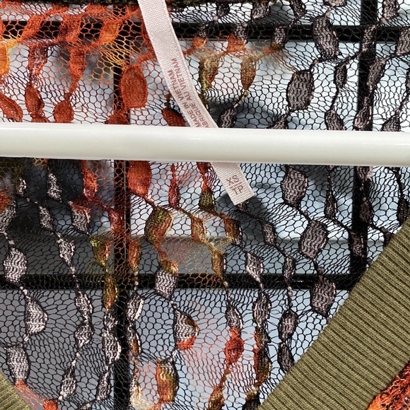 Free People Sheer Floral Crop Top - Picture 3 of 5